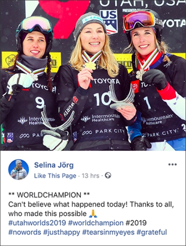 selina jorg wins gold