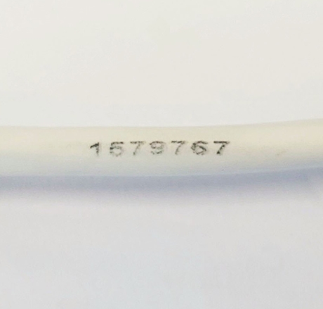 partially rubbed off label